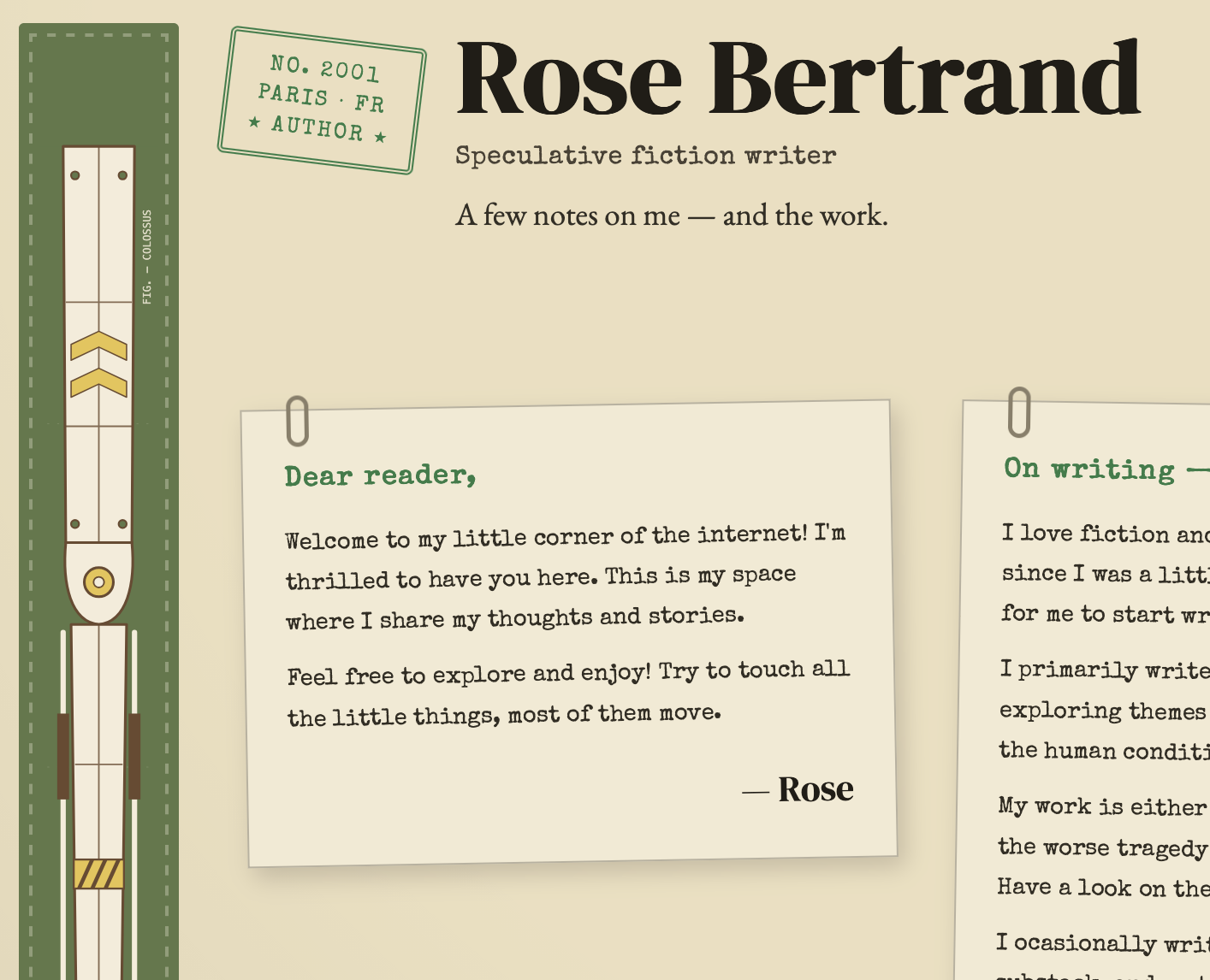 Rose Bertrand — detail 2